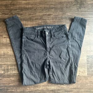 American Eagle Black Skinny Jeans | 0 Short